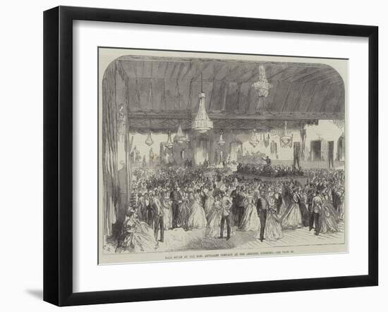 Ball Given by the Honourable Artillery Company at the Armoury, Finsbury-Charles Robinson-Framed Giclee Print