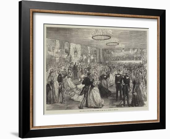 Ball Given by the Icelanders in Honour of the King of Denmark at Reykjavik-Charles Robinson-Framed Giclee Print