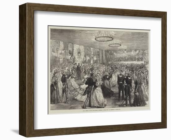 Ball Given by the Icelanders in Honour of the King of Denmark at Reykjavik-Charles Robinson-Framed Giclee Print