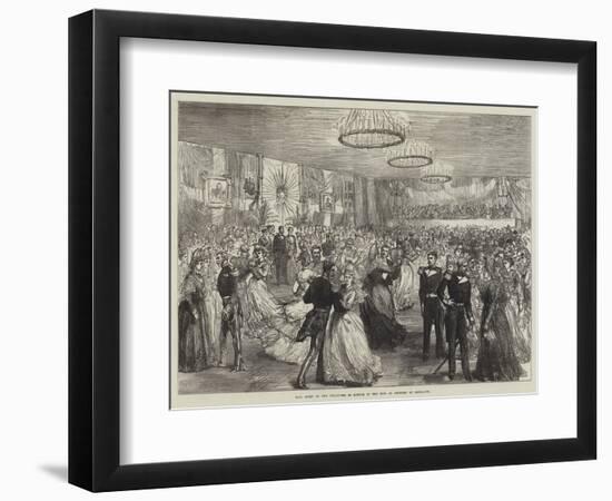 Ball Given by the Icelanders in Honour of the King of Denmark at Reykjavik-Charles Robinson-Framed Giclee Print