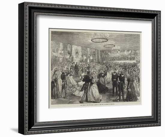 Ball Given by the Icelanders in Honour of the King of Denmark at Reykjavik-Charles Robinson-Framed Giclee Print