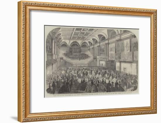 Ball Given in the Concert-Hall of the Dublin International Exhibition Building in Aid of the Funds-null-Framed Giclee Print