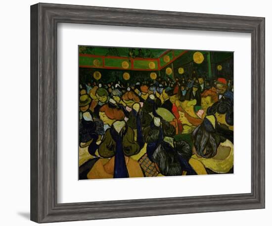 Ball in Arles-Vincent van Gogh-Framed Giclee Print