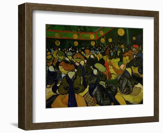 Ball in Arles-Vincent van Gogh-Framed Giclee Print