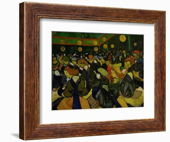 Ball in Arles-Vincent van Gogh-Framed Giclee Print