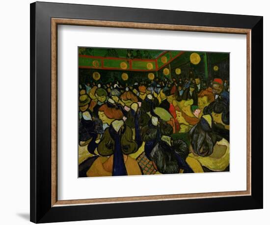 Ball in Arles-Vincent van Gogh-Framed Giclee Print