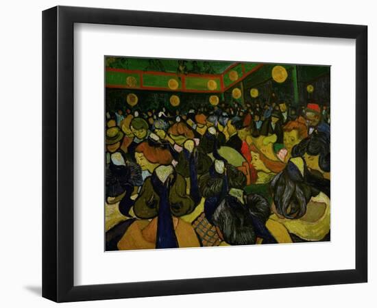 Ball in Arles-Vincent van Gogh-Framed Giclee Print