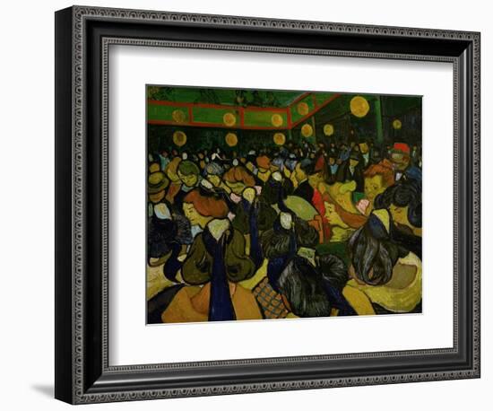 Ball in Arles-Vincent van Gogh-Framed Giclee Print