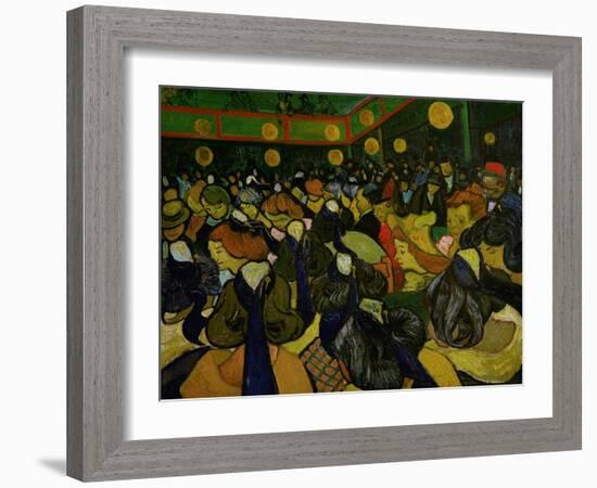 Ball in Arles-Vincent van Gogh-Framed Giclee Print