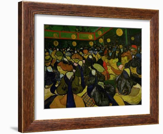 Ball in Arles-Vincent van Gogh-Framed Giclee Print