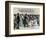 Ball of the Skidmore Guard, a Black Military Organization, NYC, 1870s-null-Framed Giclee Print