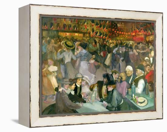 Ball on the 14th July-Théophile Alexandre Steinlen-Framed Premier Image Canvas