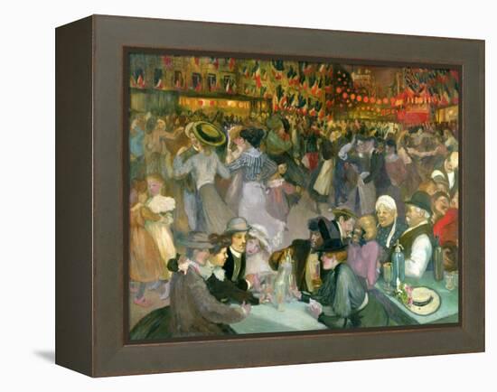 Ball on the 14th July-Théophile Alexandre Steinlen-Framed Premier Image Canvas
