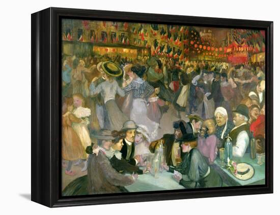 Ball on the 14th July-Théophile Alexandre Steinlen-Framed Premier Image Canvas