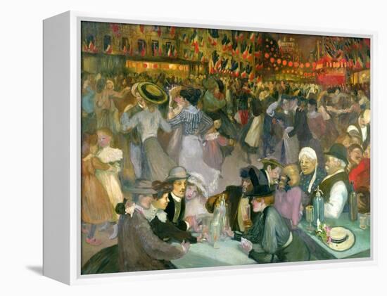 Ball on the 14th July-Théophile Alexandre Steinlen-Framed Premier Image Canvas