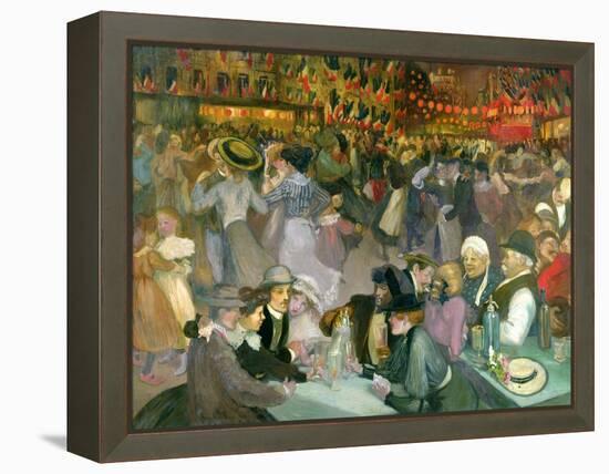 Ball on the 14th July-Théophile Alexandre Steinlen-Framed Premier Image Canvas