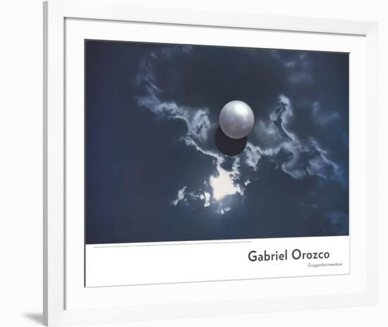 Ball on Water-Gabriel Orozco-Framed Art Print