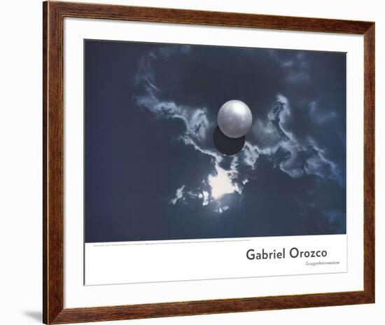 Ball on Water-Gabriel Orozco-Framed Art Print