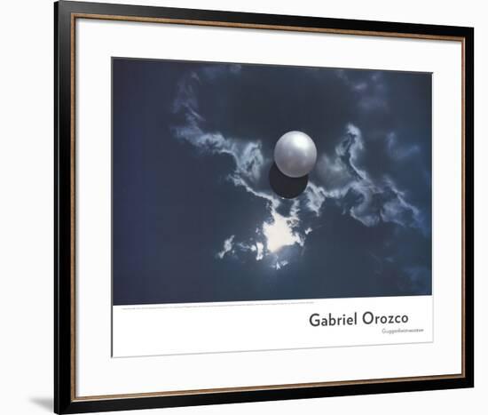 Ball on Water-Gabriel Orozco-Framed Art Print