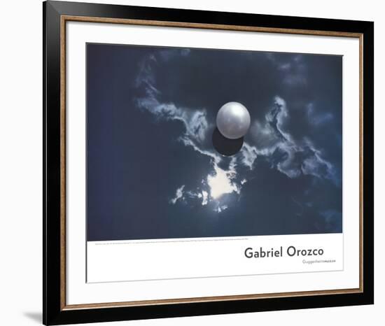 Ball on Water-Gabriel Orozco-Framed Art Print