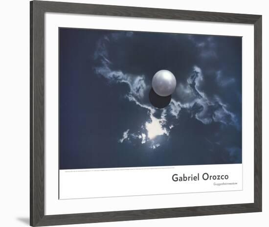 Ball on Water-Gabriel Orozco-Framed Art Print