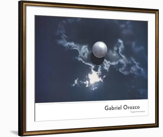 Ball on Water-Gabriel Orozco-Framed Art Print