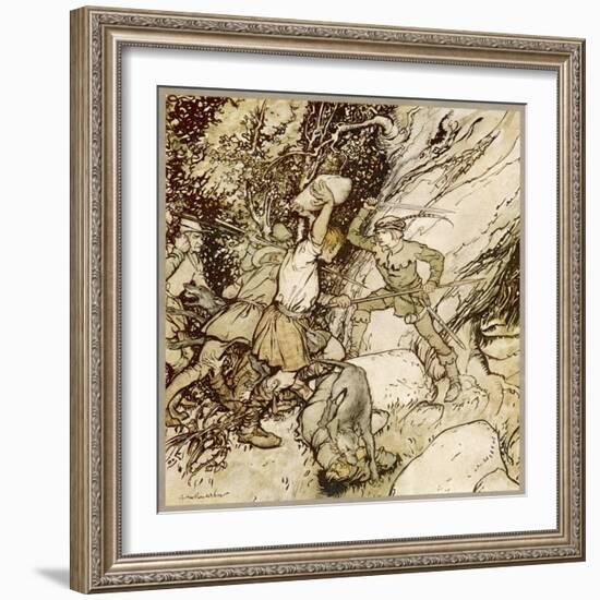 Ballad, Cockerslee-Arthur Rackham-Framed Art Print