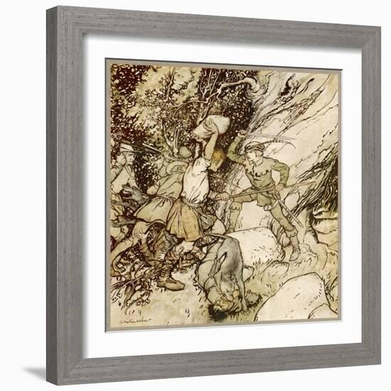 Ballad, Cockerslee-Arthur Rackham-Framed Art Print