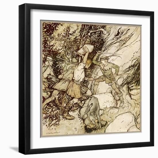 Ballad, Cockerslee-Arthur Rackham-Framed Art Print