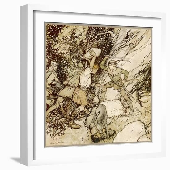 Ballad, Cockerslee-Arthur Rackham-Framed Art Print