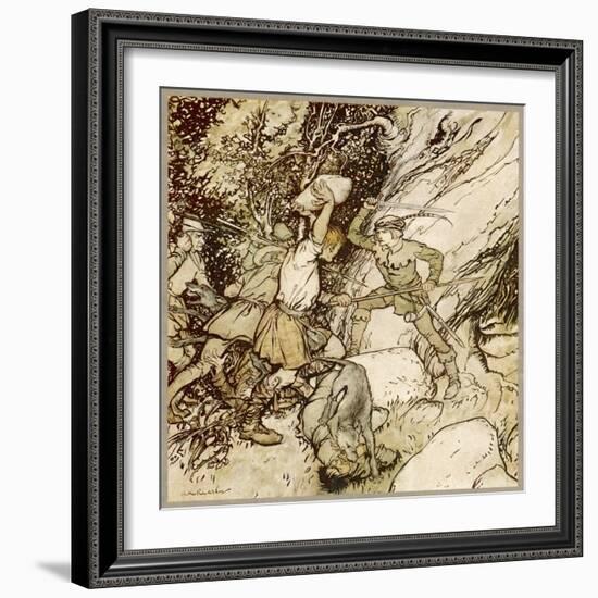 Ballad, Cockerslee-Arthur Rackham-Framed Art Print