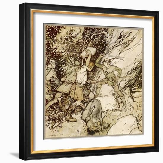 Ballad, Cockerslee-Arthur Rackham-Framed Art Print