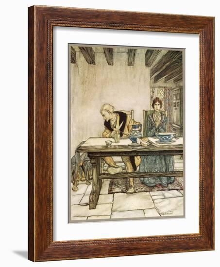 Ballad, Lord Randal-Arthur Rackham-Framed Art Print