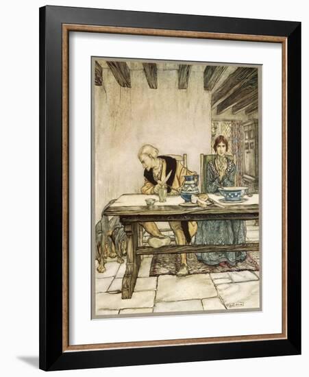 Ballad, Lord Randal-Arthur Rackham-Framed Art Print