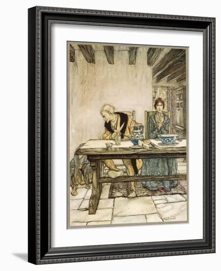 Ballad, Lord Randal-Arthur Rackham-Framed Art Print