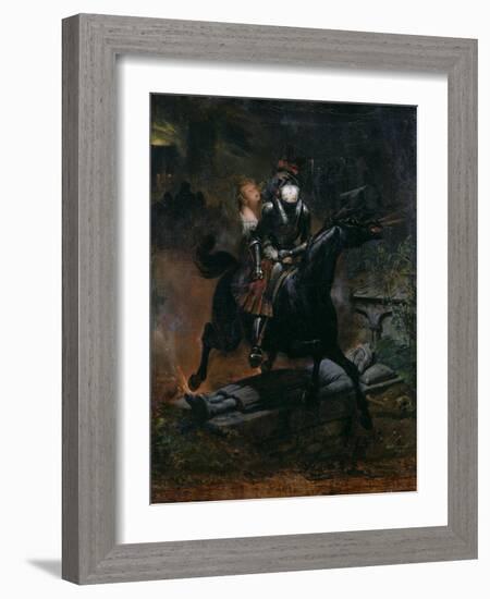 Ballad of Leonore, 1839-Emile Jean Horace Vernet-Framed Giclee Print