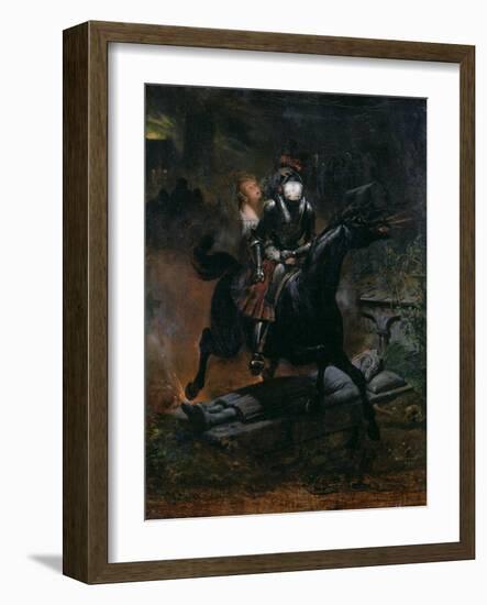 Ballad of Leonore, 1839-Emile Jean Horace Vernet-Framed Giclee Print