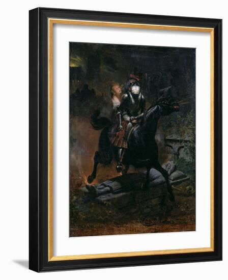 Ballad of Leonore, 1839-Emile Jean Horace Vernet-Framed Giclee Print