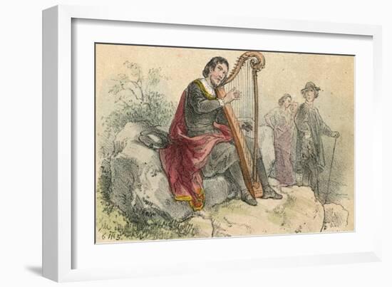 Ballad Singer-Theodor Hosemann-Framed Giclee Print