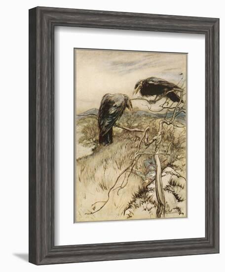 Ballad, Twa Corbies-Arthur Rackham-Framed Photographic Print