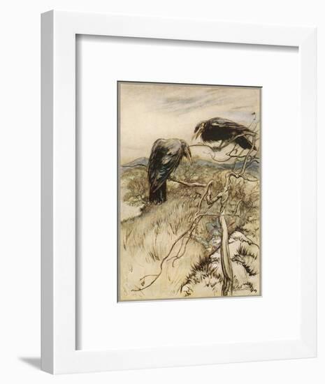 Ballad, Twa Corbies-Arthur Rackham-Framed Photographic Print