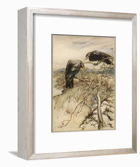 Ballad, Twa Corbies-Arthur Rackham-Framed Photographic Print