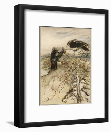 Ballad, Twa Corbies-Arthur Rackham-Framed Photographic Print