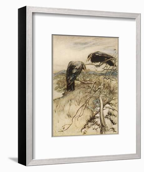 Ballad, Twa Corbies-Arthur Rackham-Framed Photographic Print