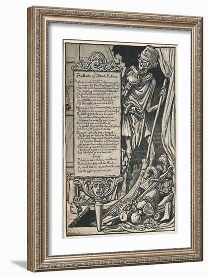 'Ballade of Dead Actors', 1886-Elihu Vedder-Framed Giclee Print