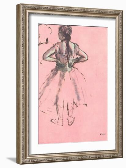 Ballerina, 1876-Edgar Degas-Framed Giclee Print