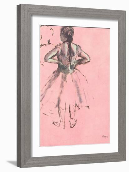 Ballerina, 1876-Edgar Degas-Framed Giclee Print