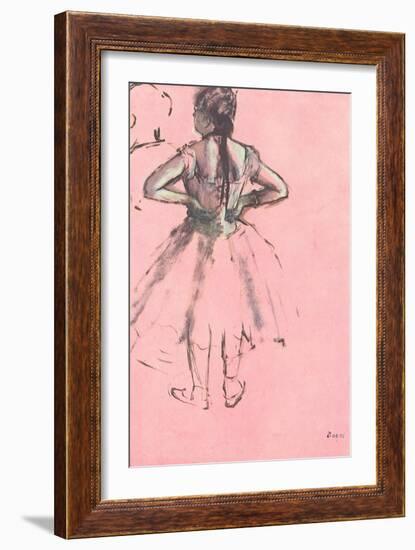 Ballerina, 1876-Edgar Degas-Framed Giclee Print