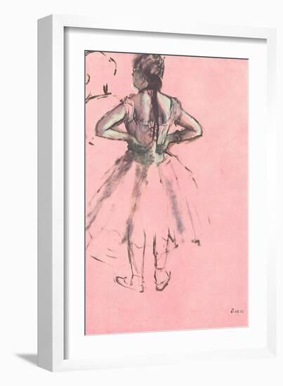 Ballerina, 1876-Edgar Degas-Framed Giclee Print