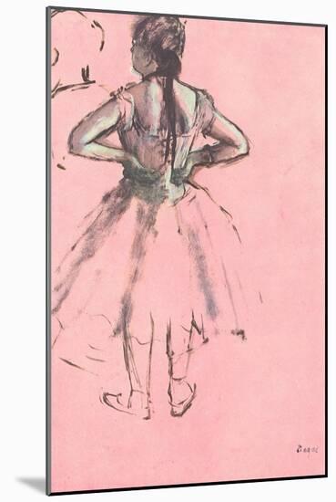 Ballerina, 1876-Edgar Degas-Mounted Giclee Print